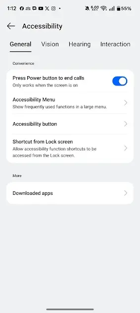 Screenshot of Navigation Bar Android
