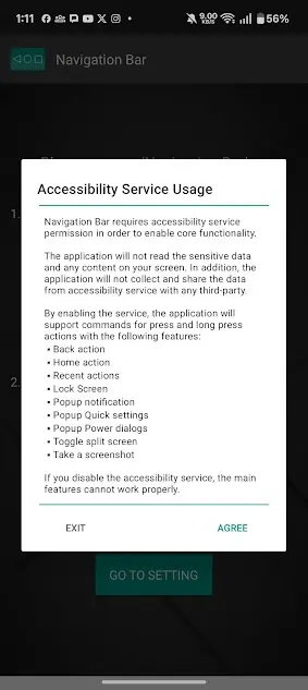 Screenshot of Navigation Bar Apk